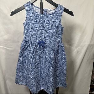 Girl’s Blue Floral Dress